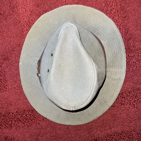 Canvas Fedora Hat by Schuman Sullivan of New Haven Sz M - Picture 6 of 7